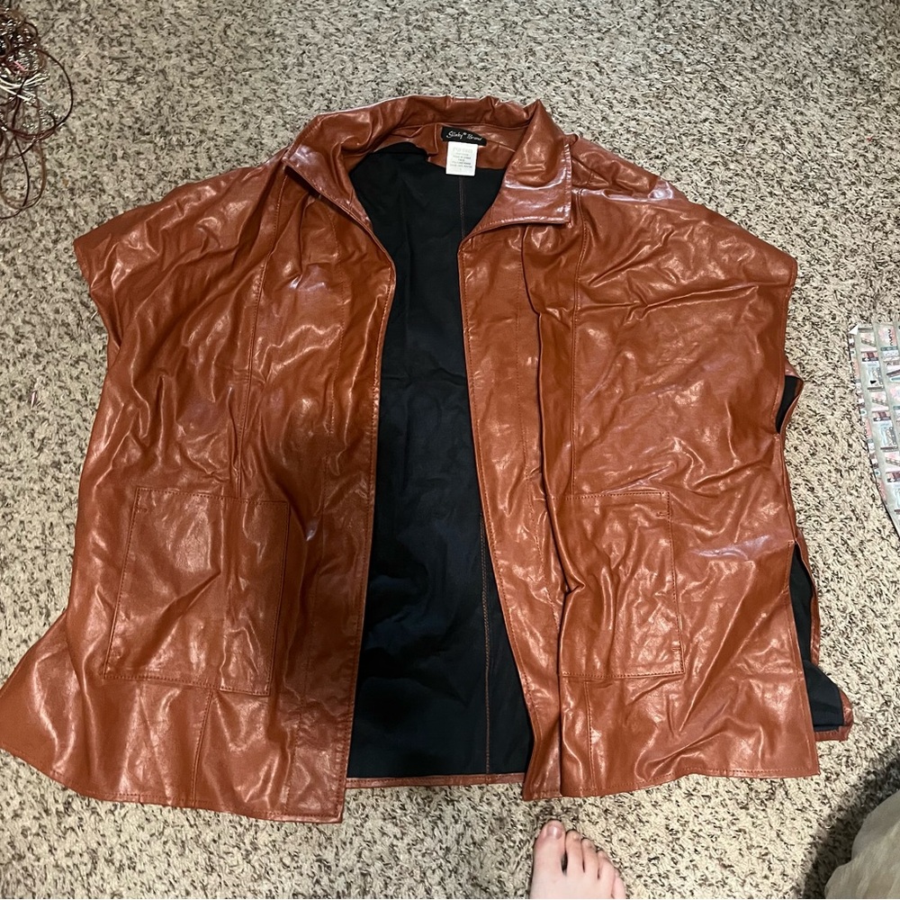 Slinky Brand Brown Lightweight Shirt Jacket